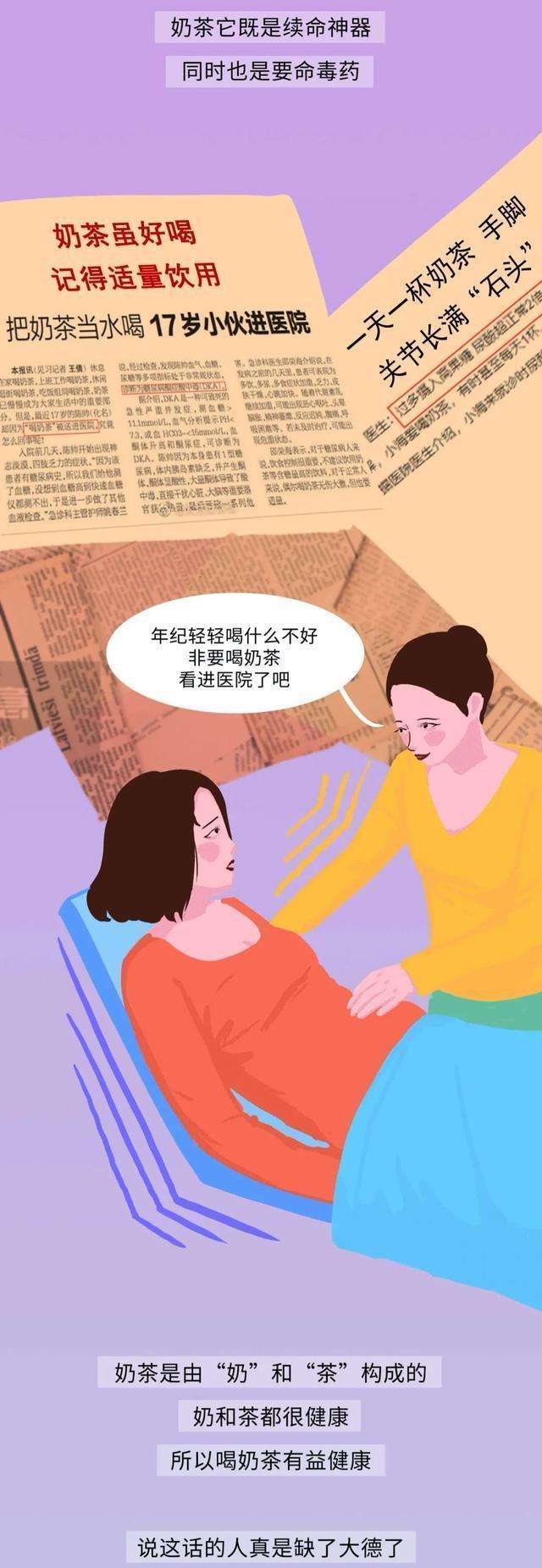 奶茶“害”了多少中国女生？漫画为你揭晓，看完还想喝吗？