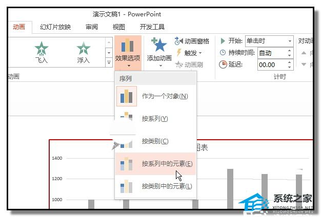 如何在PPT中制作动态直方图