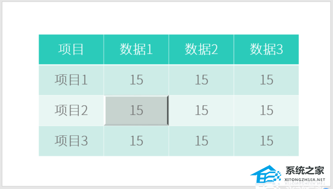 如何在PPT中设置表格单元格凹凸效果