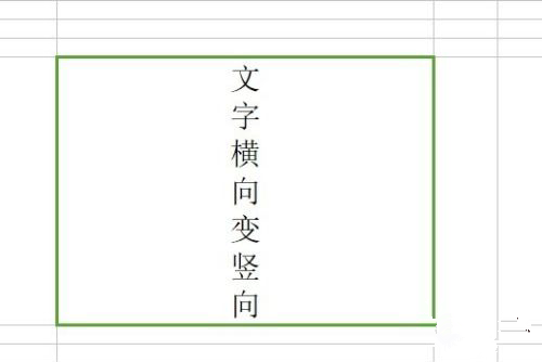 wps表格字体竖排变横排