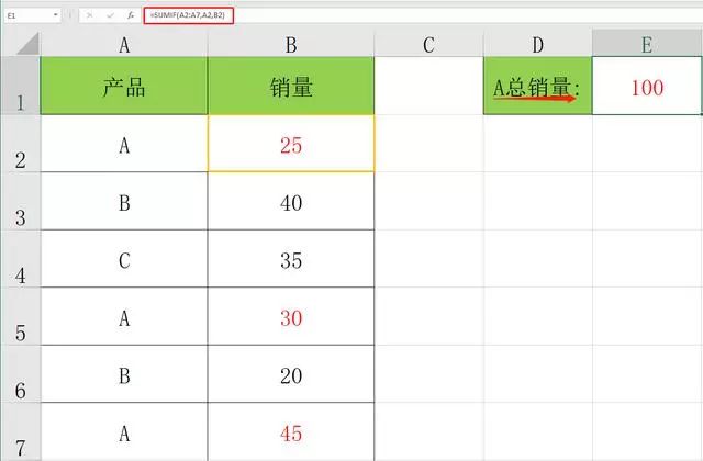 excel怎么使用sumif函数计算