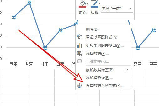 excel折线图怎么加线