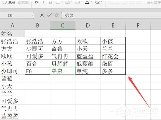 wps表格怎样将一列分为两列