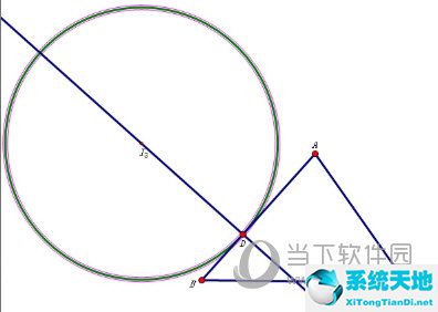 几何画板作一个三角形在圆周上的动画(几何画板怎么画三角形的旁切圆)