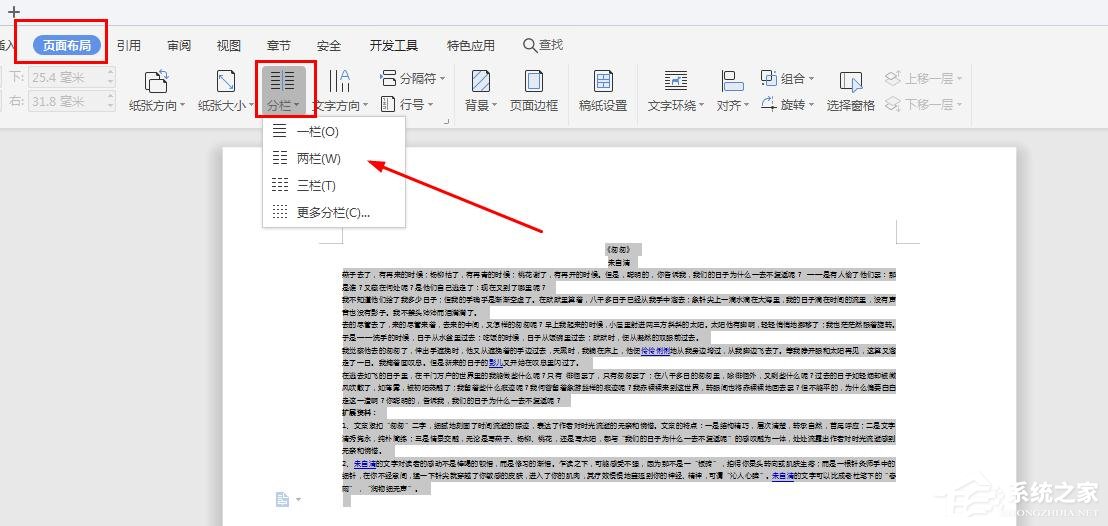 wps长篇文档如何缩印成一页