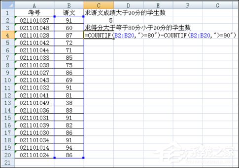 excel表格countif函数怎么用