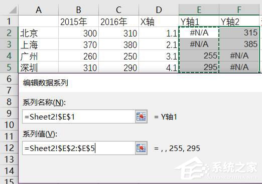 excel如何实现数据对比