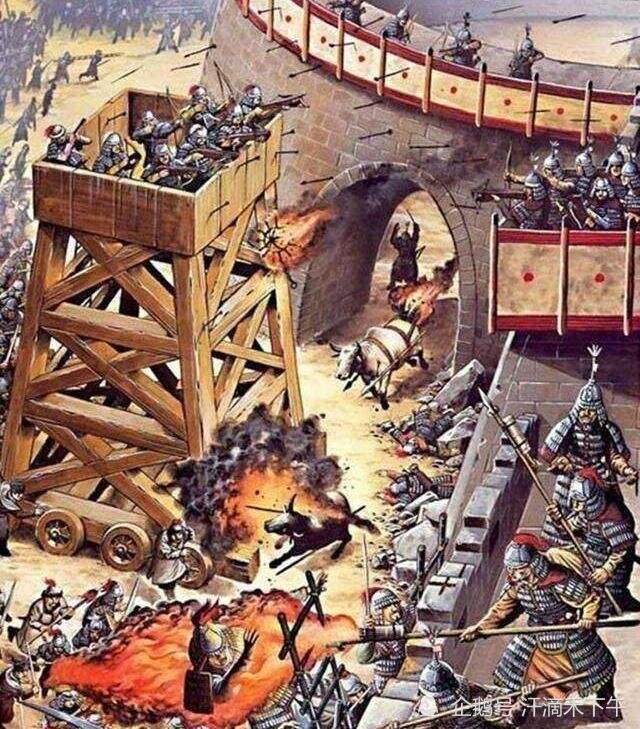 古代打仗攻城为什么不掀梯子